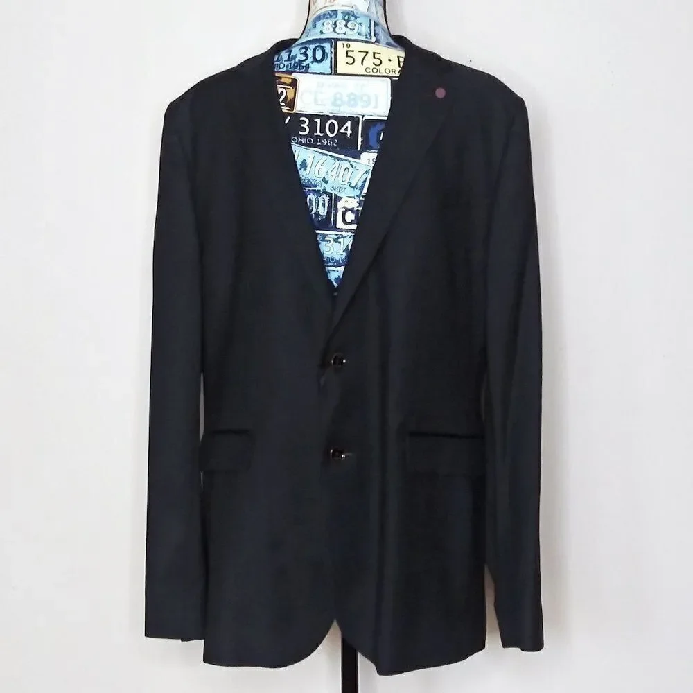 TED BAKER Suit Jacket Single Breasted Formal Core Blazer Sport Coat XL 36/42 NWT